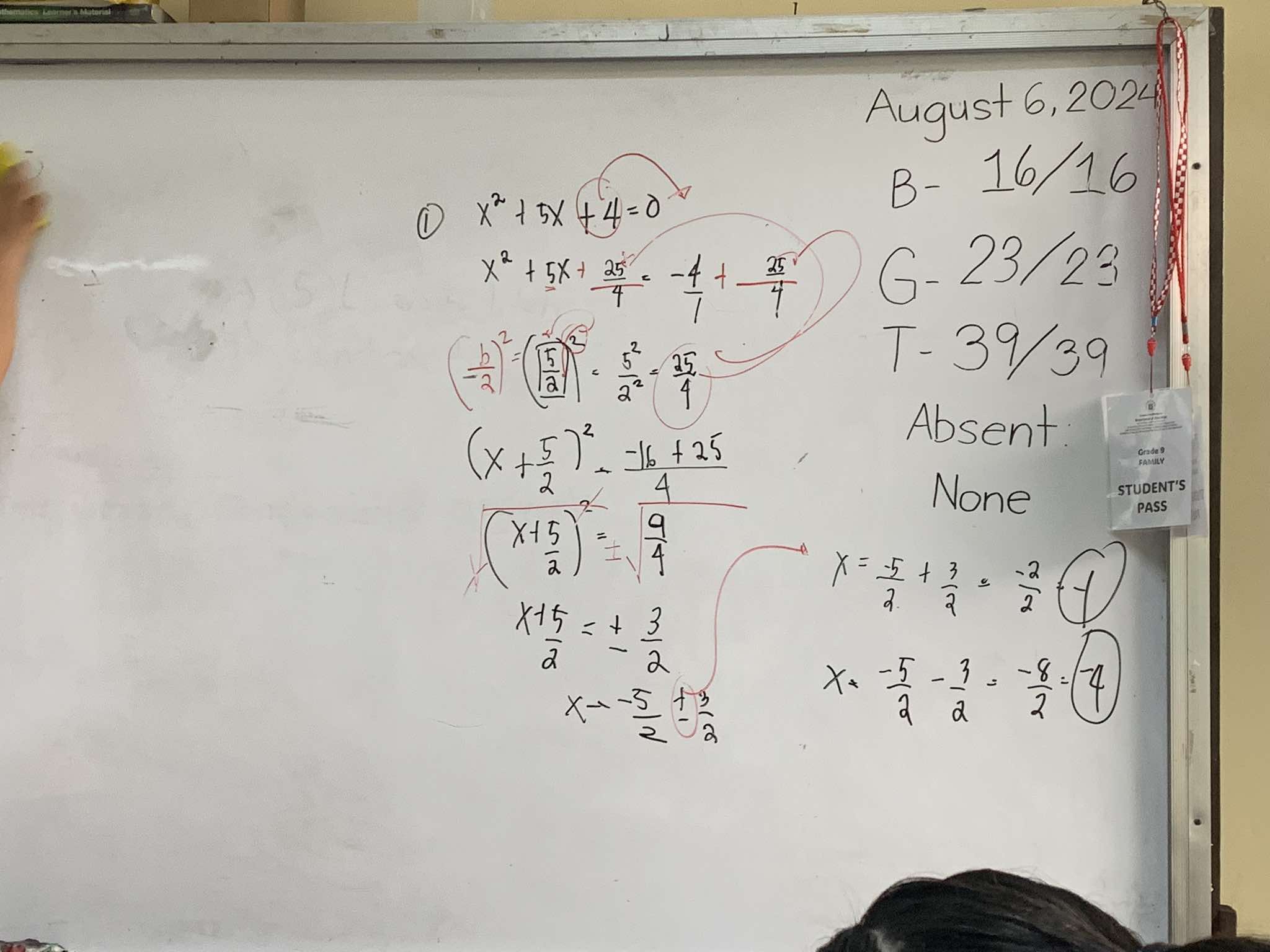 Math Solution Board